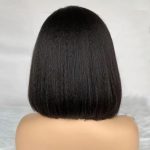 U part kinky straight bob wig
