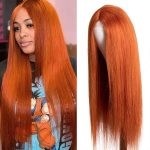 Ginger Color Straight Lace Wig