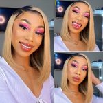 1B 27 Straight Bob Wig