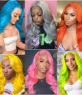 Colorful Body Wave Wig