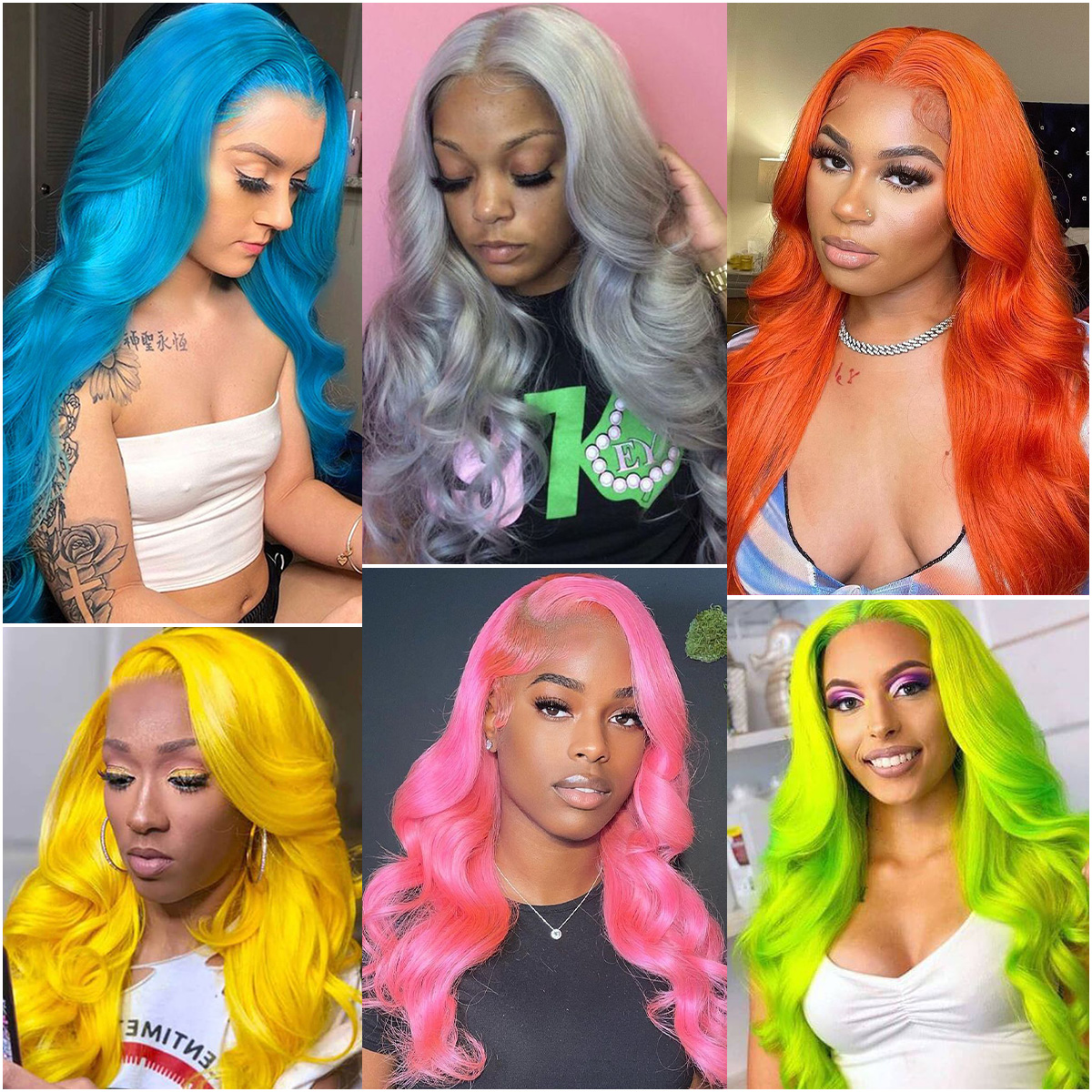 Colored Body Wave Human Hair Wigs | 13×4  Undetectable Lace Front Lace Wig
