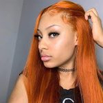 Ginger Color Straight Lace Wig