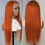 Ginger Color Straight Lace Wig