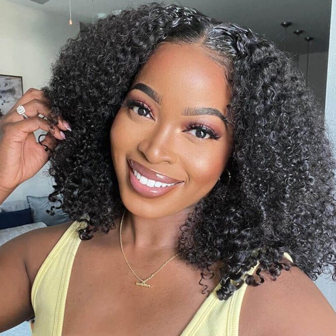 Kinky Curly HD Lace Frontal Wig