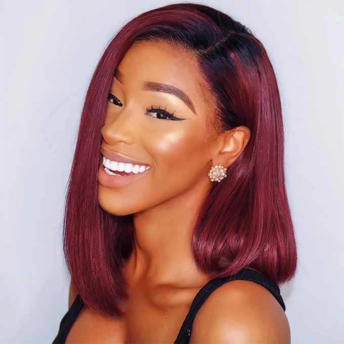1B 99J Straight Bob Wig