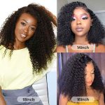 Kinky curly Middle Length Wig