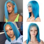 Colored Straight Bob Wig