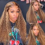 Highlight curly wig