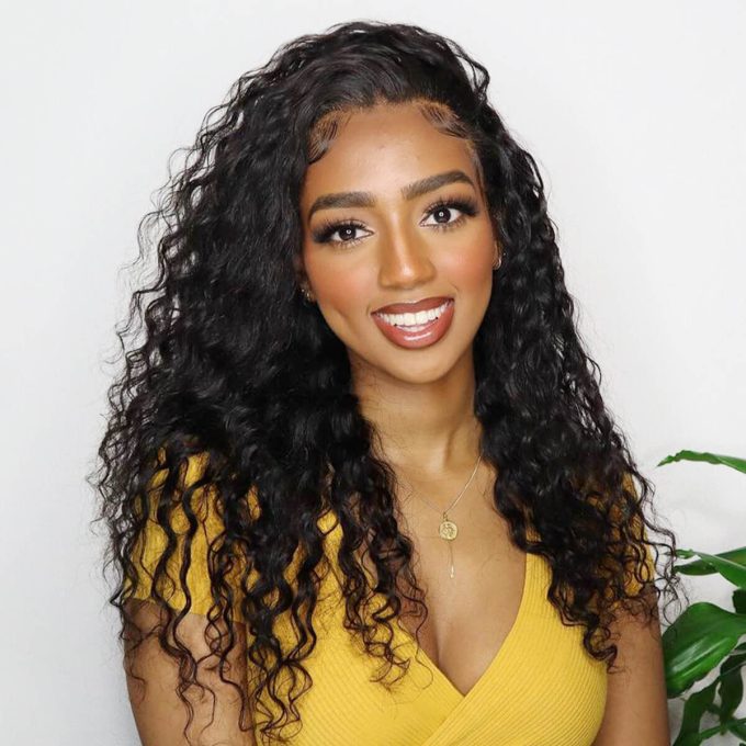 Mid-Length Water Wave Wig