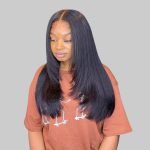 straight layer cut wig