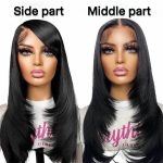 straight layer cut wig