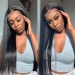 Straight 4X4 Closure Wig
