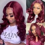 99J Color Burgundy Body Wave Wig