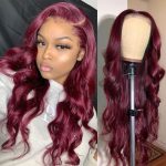 99J Color Burgundy Body Wave Wig