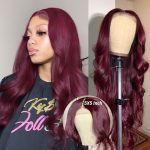 99J Color Burgundy Body Wave Wig