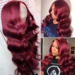 99J Color Burgundy Body Wave Wig