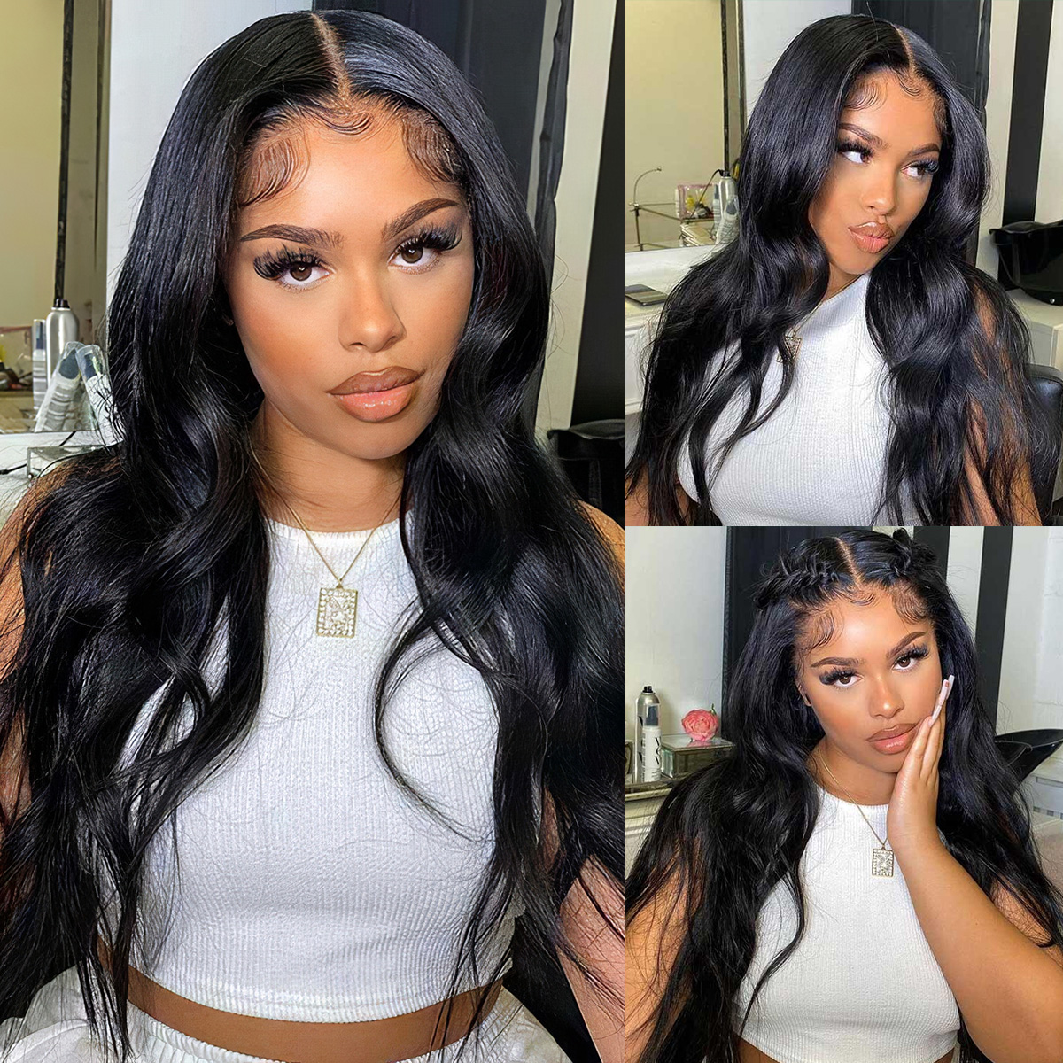 13x4 13x6 Body Wave Lace Front Wig