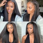 13x4 13x6 Kinky Straight Wig