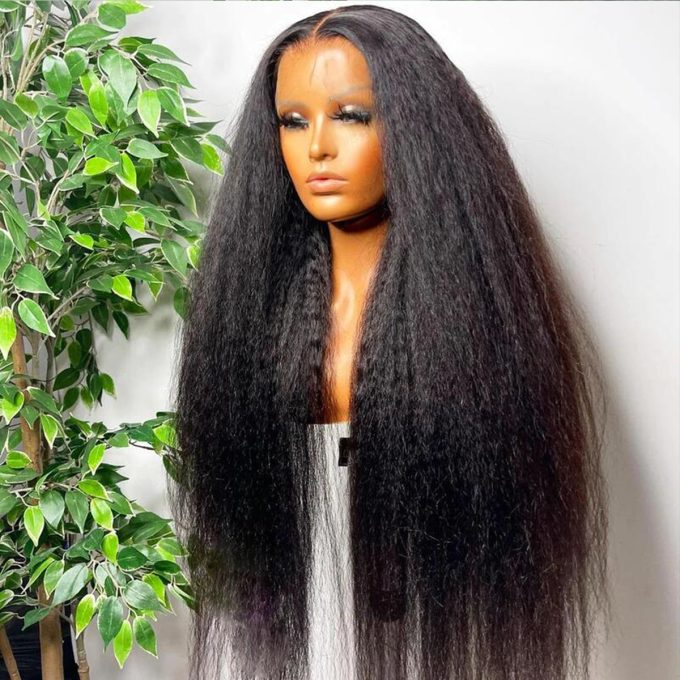 13x4 13x6 Kinky Straight Wig