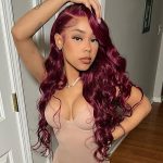 99J Burgundy Body Wave Wig