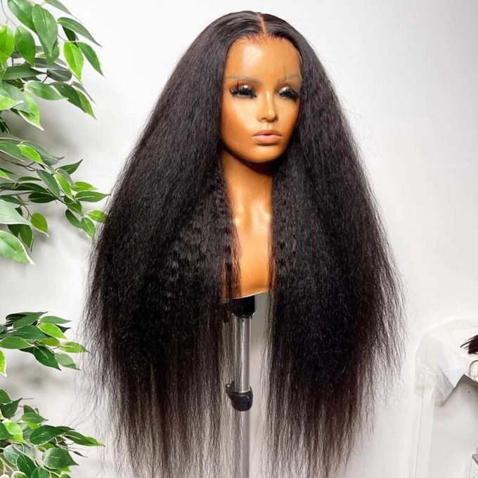 13x4 13x6 Kinky Straight Wig