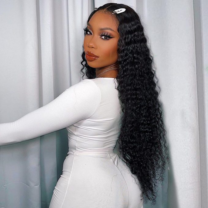 360 HD Lace Frontal Wig Deep Curly
