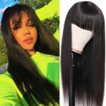 Straight Wig With Bangs