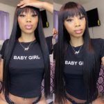 Straight Wig With Bangs
