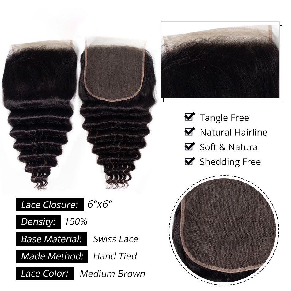 6x6-Lace-Closure-Brazilian-Hair-Loose-Deep-Wave-Pre-Plucke