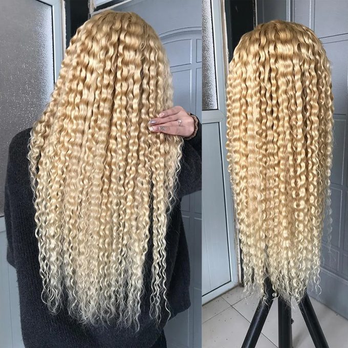 613 Blonde Deep Wave Wig