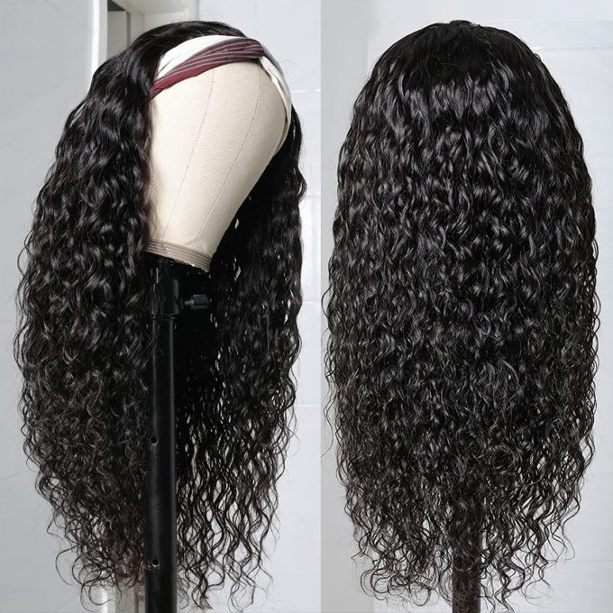 Water Wave Headband Wig