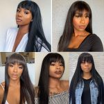 Straight Wig With Bangs