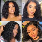 Curly bob wig