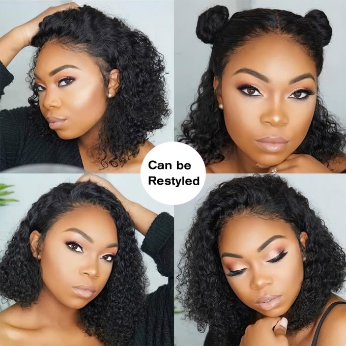 Curly bob wig