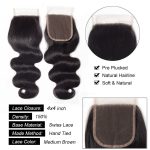 Body-wave-4*4 lace-closure
