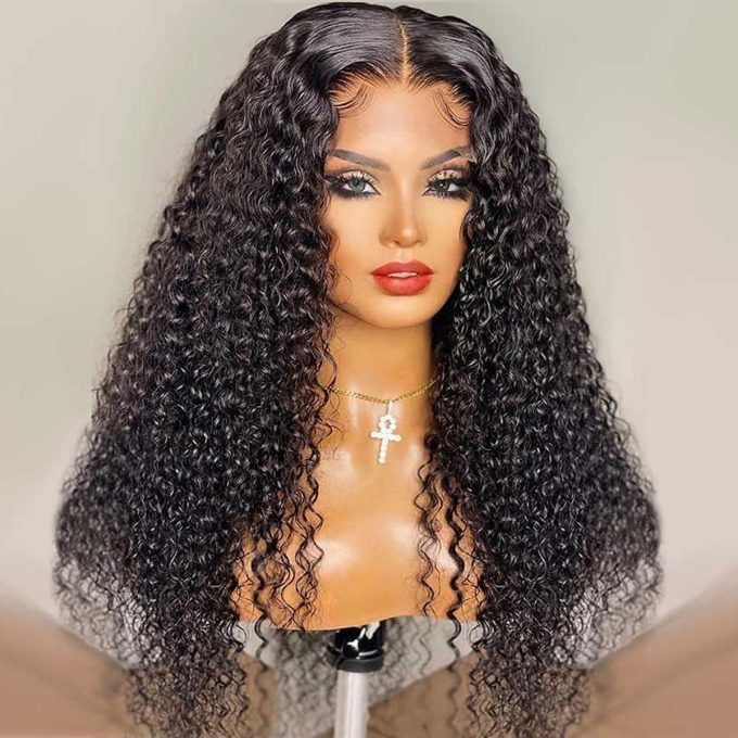 ×5 6x6 Lace Closure Wigs Curly