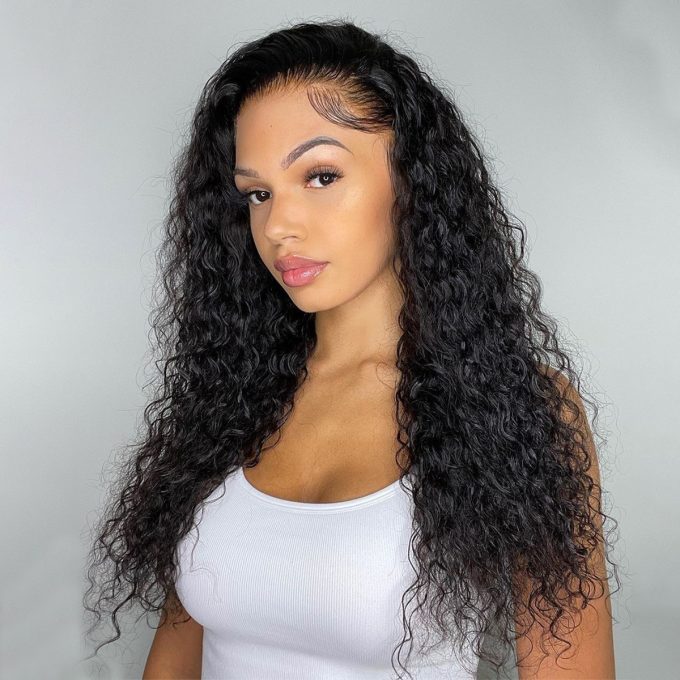 Curly 360 Lace Frontal Wig Deep Curly