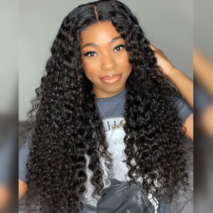 Glueless Deep Wave Undetectable Lace Front Wig