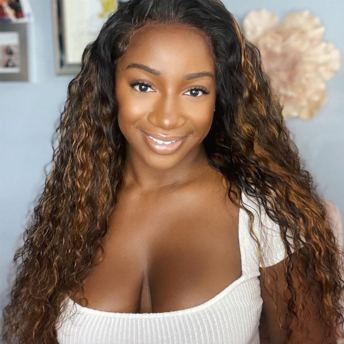 1b/30 Highlight Water Wave Wig