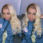 Blonde Wig With Dark Roots