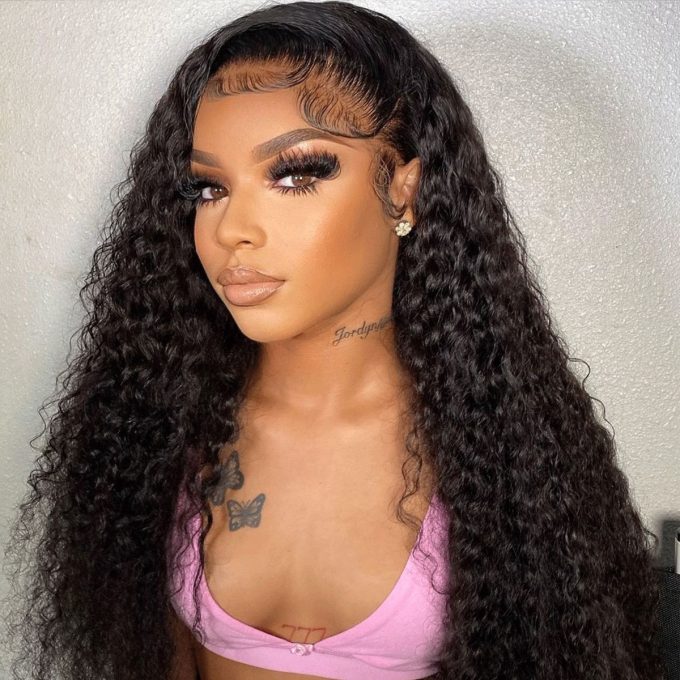 curly 360 lace frontal wig