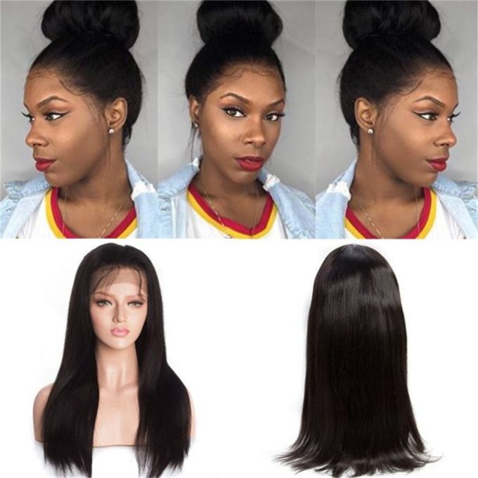 Straight 360 Lace Frontal Wig