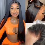 Glueless Wig Straight 4×4 5×5 HD Lace Closure Wig