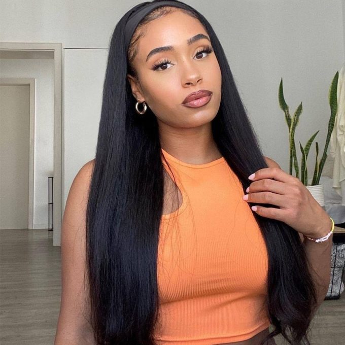 Headband Straight Wig