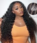 deep wave breathable airy cap wig