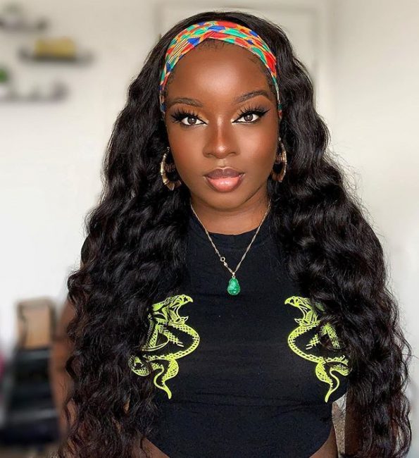 Loose Deep Wave Headband Wig