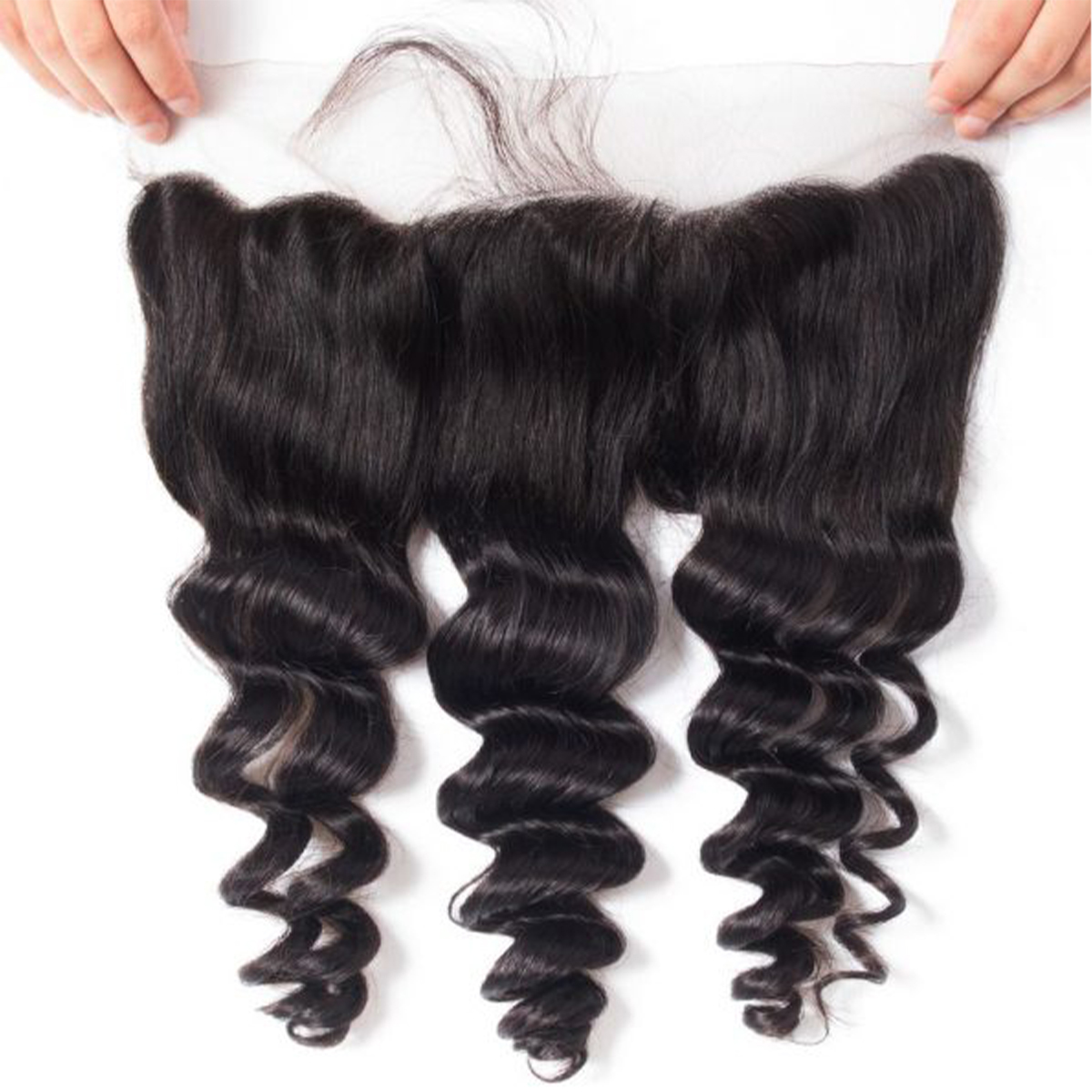 Brazilian Loose Wave Hair 13×4 Lace Frontal With Baby Hair Free Part