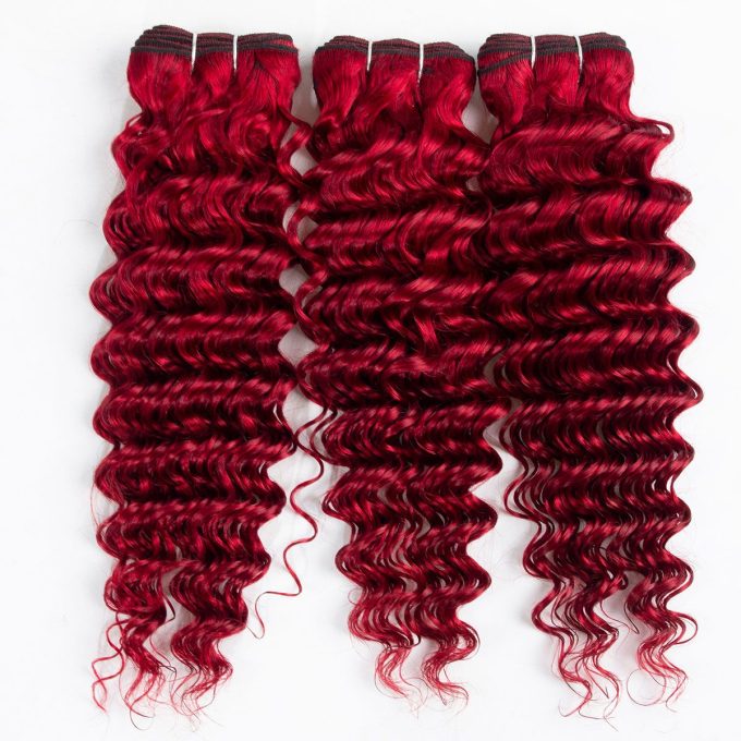 Red Loose Deep 3 Bundles