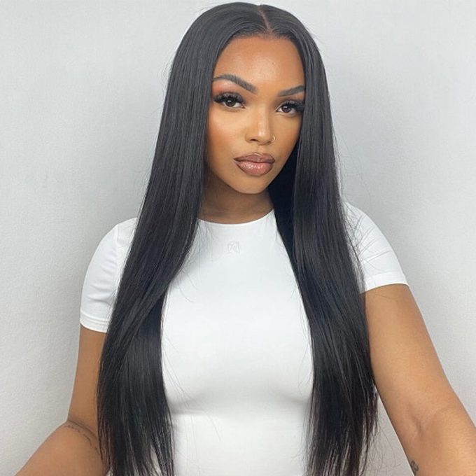 Glueless Wig Straight 4×4 5×5 HD Lace Closure Wig