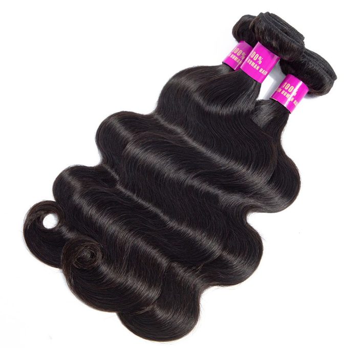 Body Wave 3bundles With HD Lace Closure